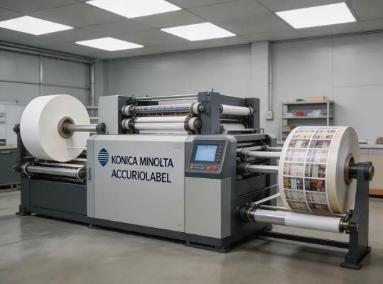 Konica Minolta AccurioLabel press for flexible packaging